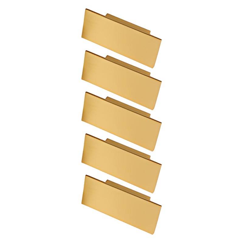 ROCO Tile Drawer Knob Brushed Brass 32mm ( 5 Pack )
