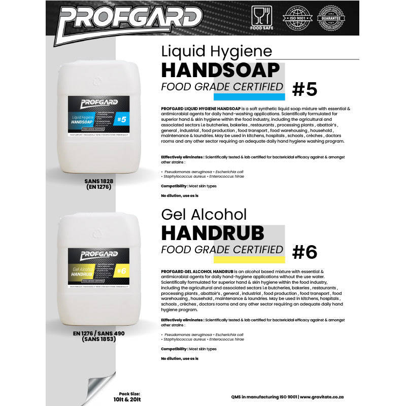 PROFGARD #5 Liquid Hygiene Food Grade Handsoap 10 Litre