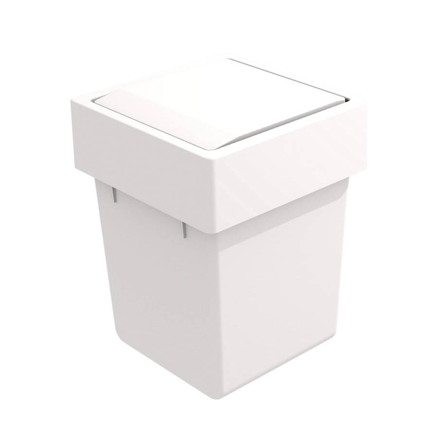 ROCO Onda Door Mounted Bin White 5 Litre