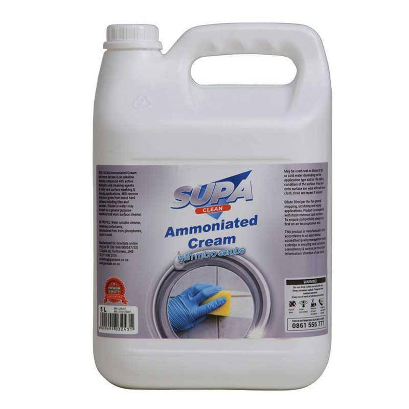 SUPA Clean Ammoniated Cream With Micro Scrubs 5 Litres