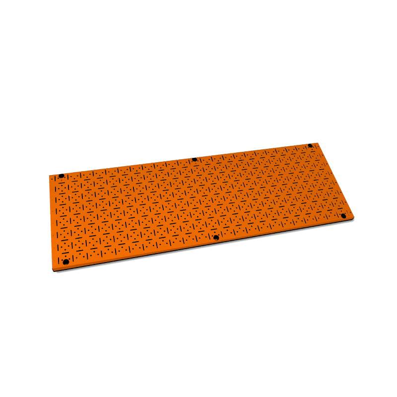 CLIP-FIT Powder Coated Steel Pegboard Orange 1200mm x 400mm