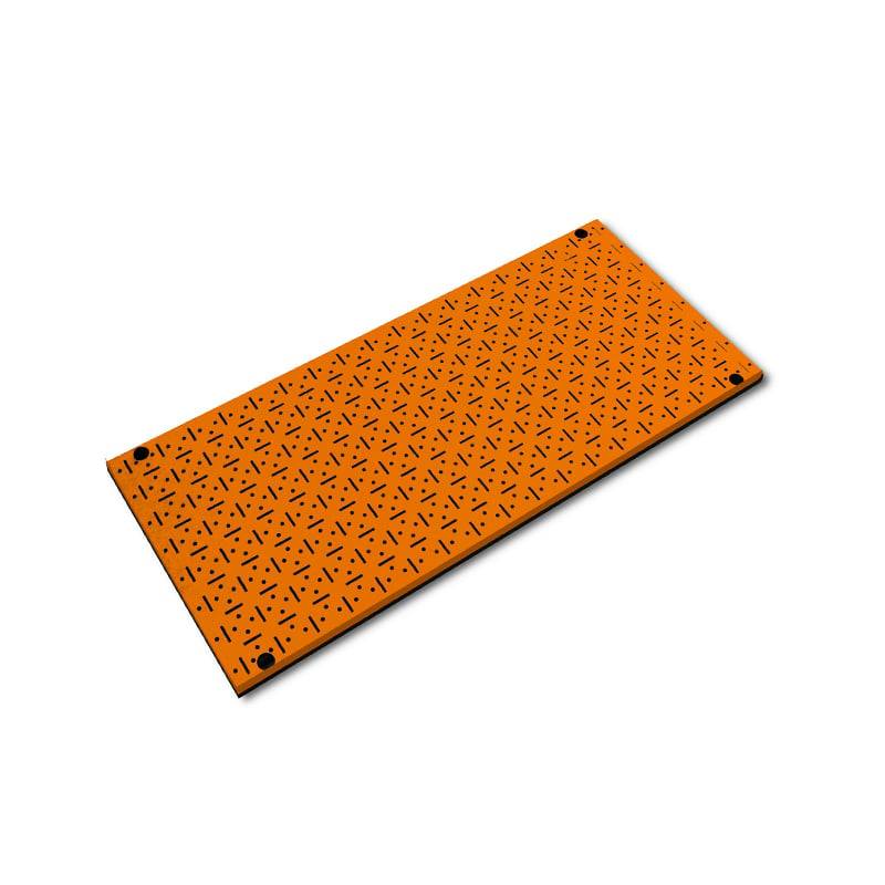CLIP-FIT Powder Coated Steel Pegboard Orange 900mm x 400mm