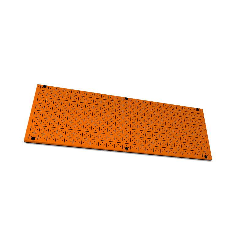 CLIP-FIT Powder Coated Steel Pegboard Orange 1200mm x 400mm