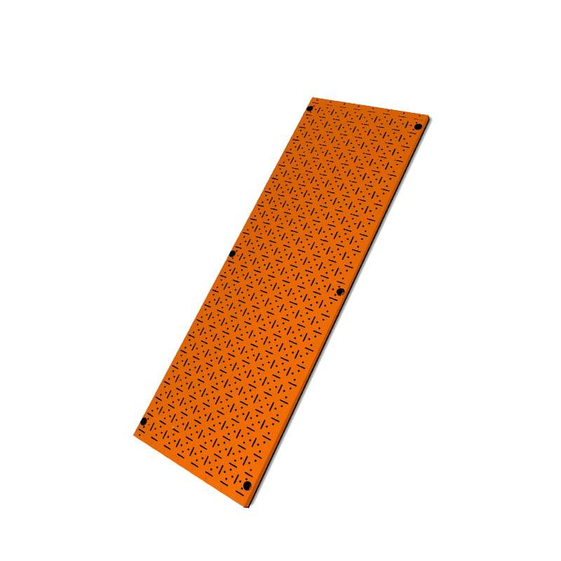 CLIP-FIT Powder Coated Steel Pegboard Orange 1200mm x 400mm