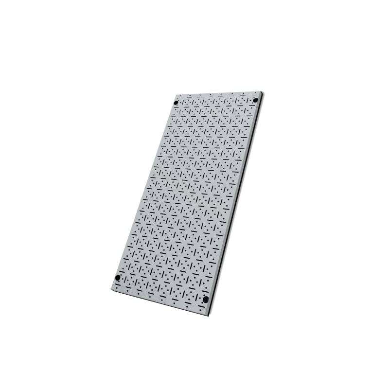 CLIP-FIT Powder Coated Steel Pegboard Pastel Grey 900mm x 400mm