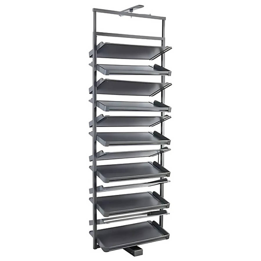 ROCO Rotating Shoe Rack Dark Grey 10 Layer
