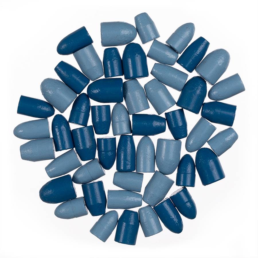 BluePills Bullets 9mm/356 115gr RN (light blue 100pk)