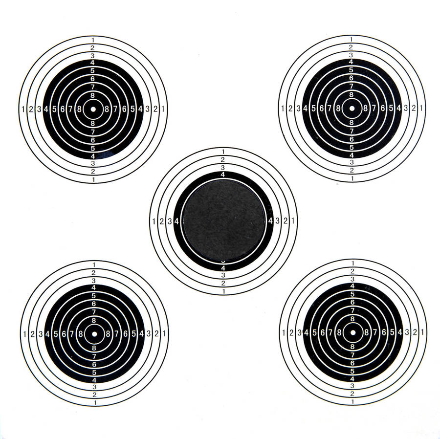 Shooting Stuff Black Target Patches [1000]