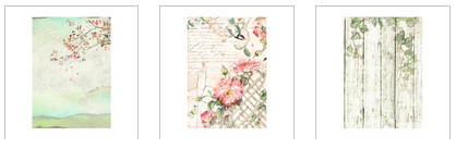 Stamperia Assorted Rice Paper 8xA6 - House of Roses