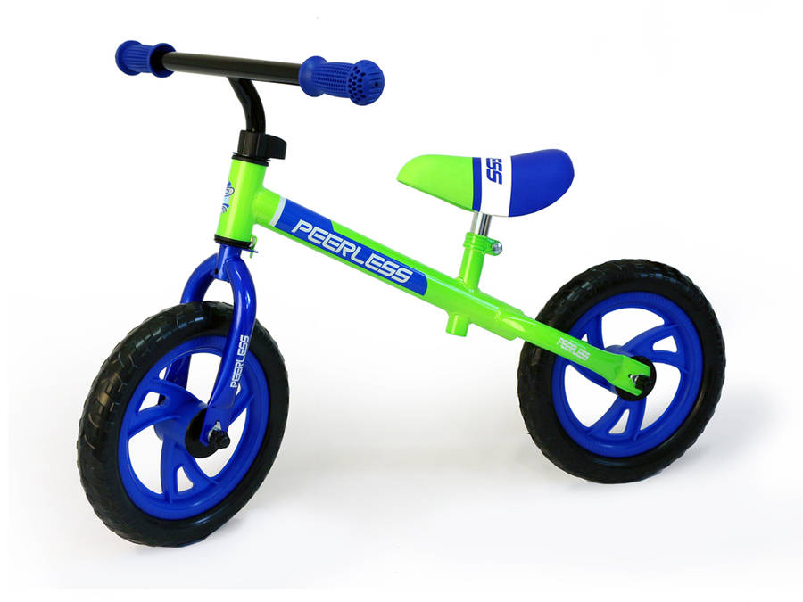 Balance Bike in Green - Pink, Purple