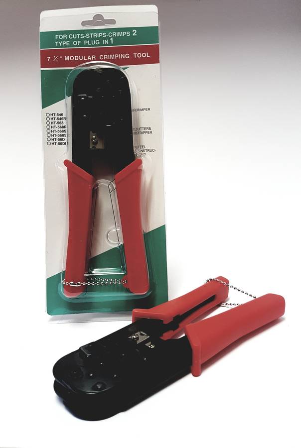 CRIMP TOOL RJ11/12/45 RATCHET