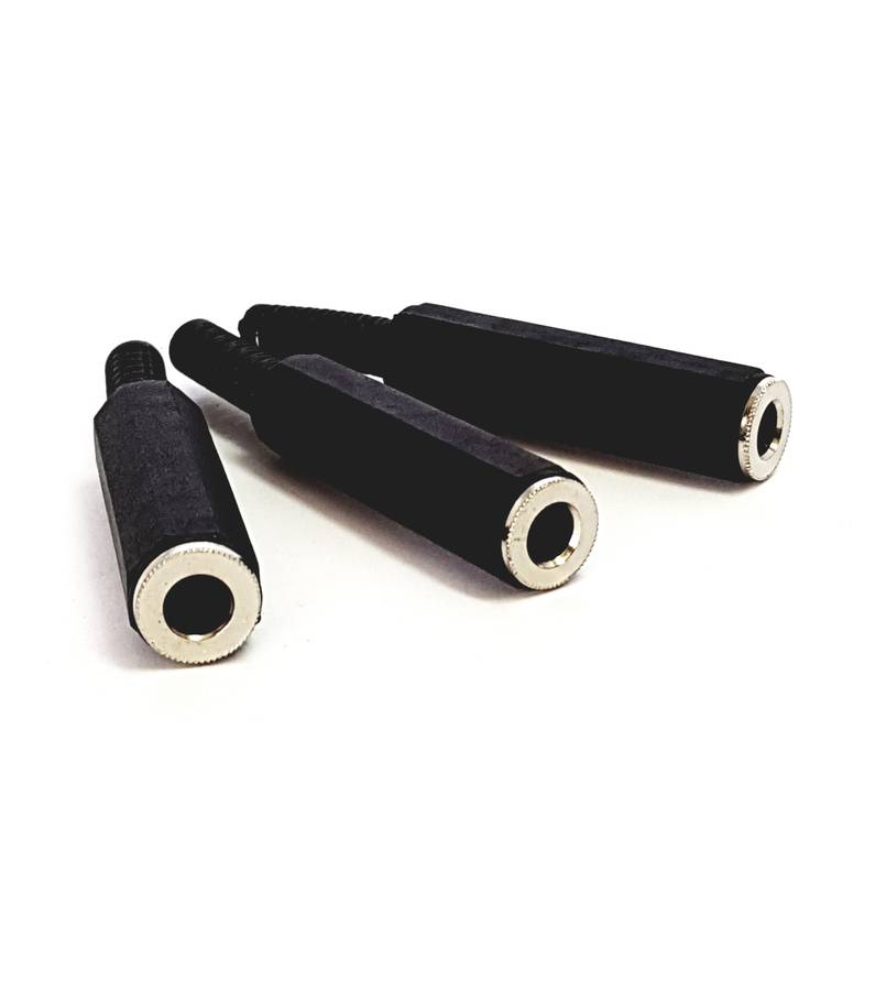 6.3mm MONO SOCKET BLACK
