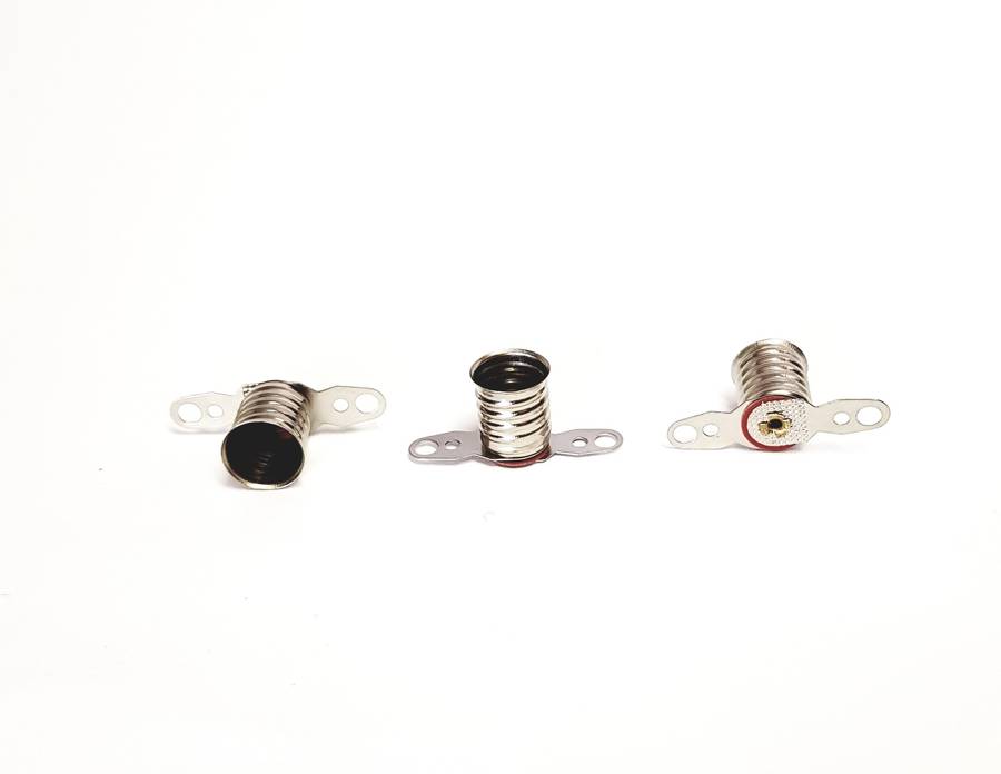 Torch Bulb Holders Screw-Type  Metal (4-Pack)
