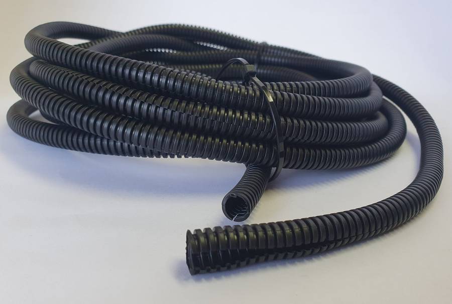 Flexible Split Sleeving Conduit (32mm x 25m)  Black