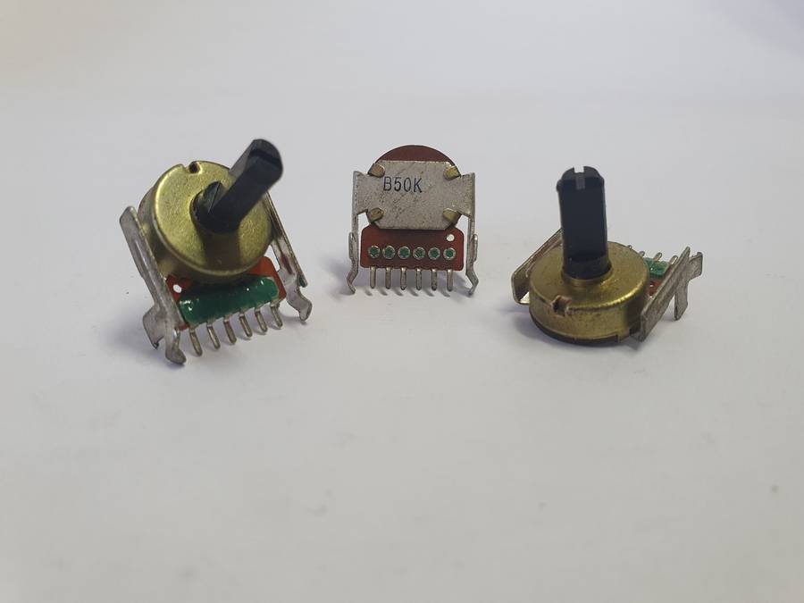 Rotary Volume Control Potentiometer B50K with ON/OFF Switch  6 Pin