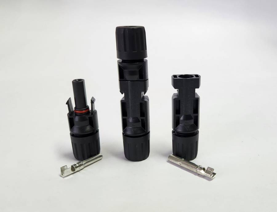 MC4 solar connector 1000V pair (Male + Female)