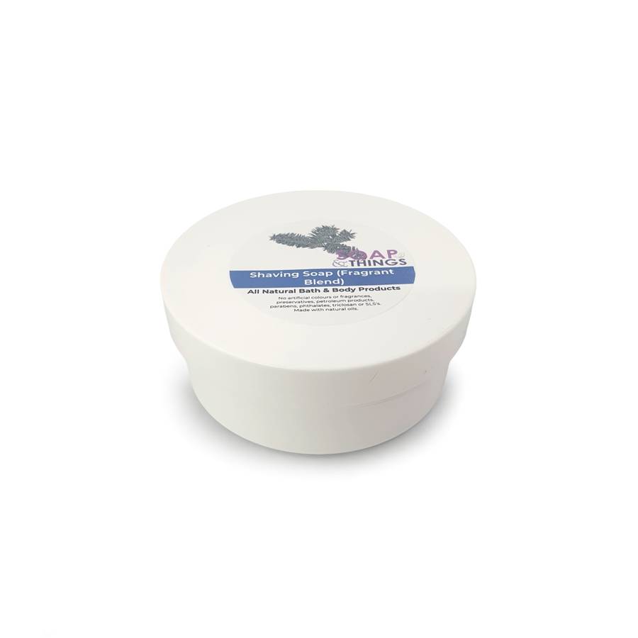 Soft Shaving Soap, Fragrant Blend Essential Oils Natural Shaving Soap