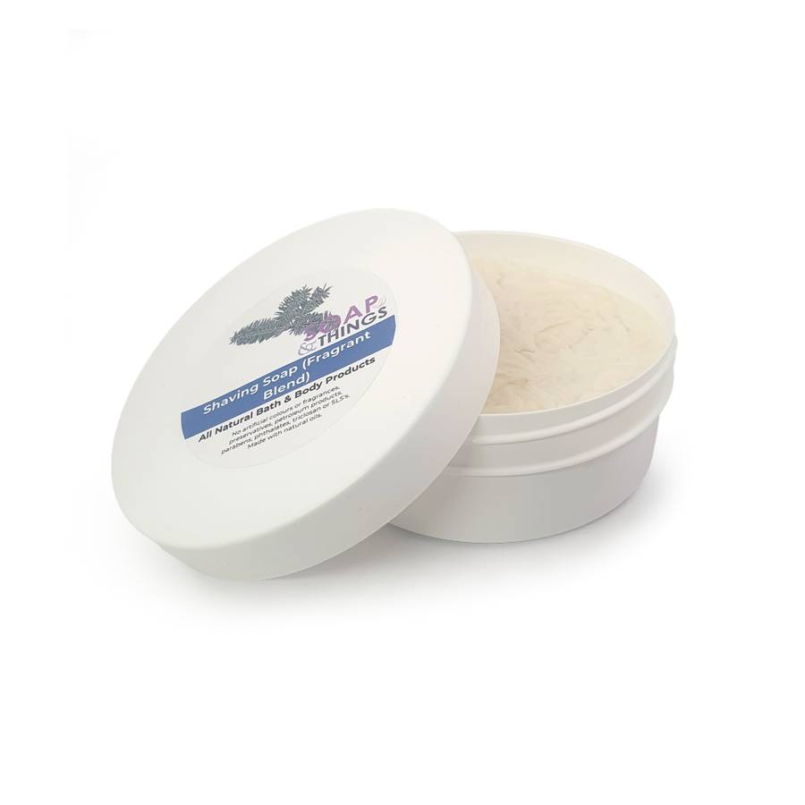 Soft Shaving Soap, Fragrant Blend Essential Oils Natural Shaving Soap