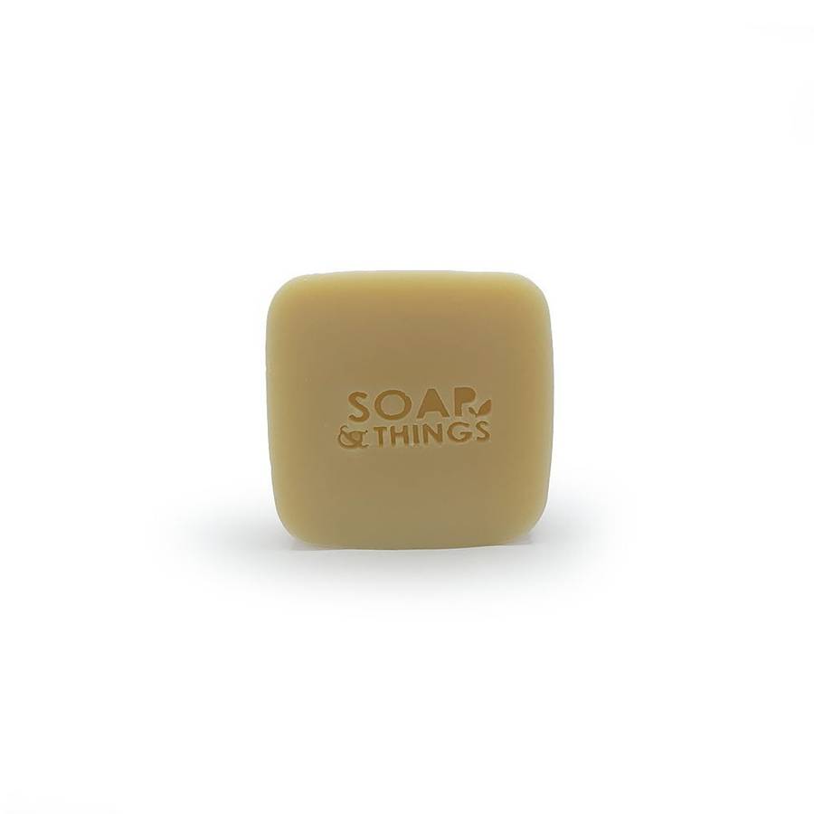 Sensitive Blend Shampoo Soap Bar with Sweet Almond Oil, Lavender Essential Oil, Natural Handmade ...