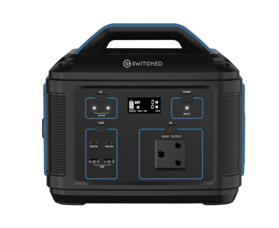 Switched Power Station 600W (555Wh) 3 Prong SA Plug Point