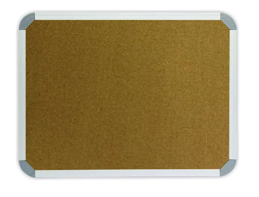 Parrot Notice Board - Info Board Aluminium Frame (1200 x 900mm) - Cork