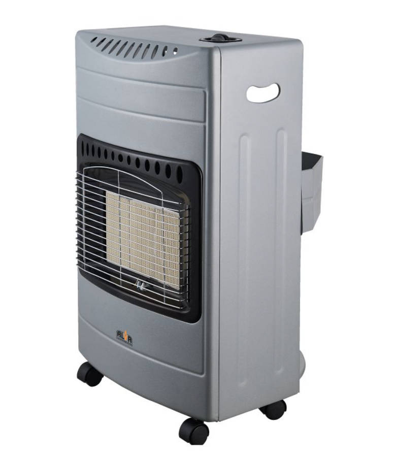 Alva 3 Panel Luxurious Infrared Radiant Indoor Gas Heater Grey