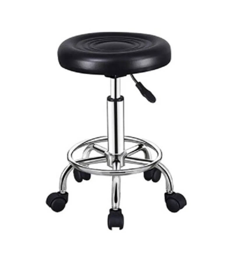 Diyya Rolling barstool - Black (New, open-box)