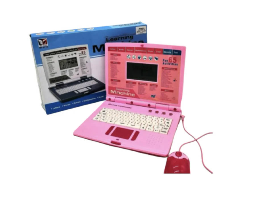 Early Education Toys Childrens Smart Laptop with Mouse - Pink (New)