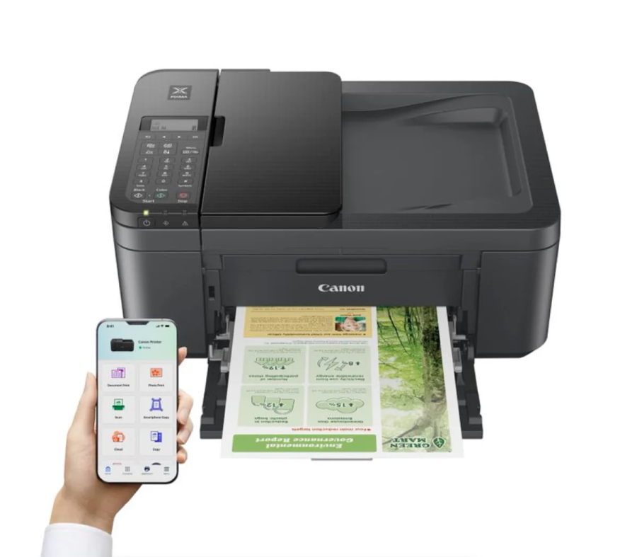 Canon Pixma TR4645 4-in-1 Wireless Inkjet Printer with ADF (New, open-box)