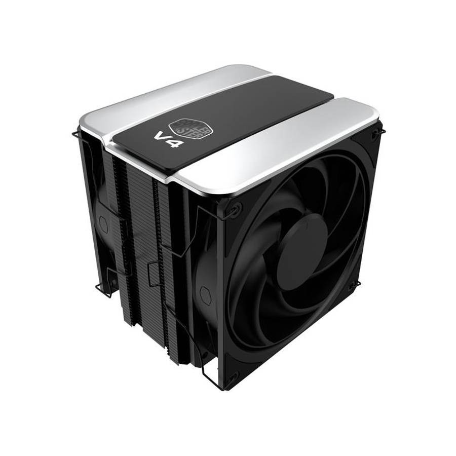 Cooler Master V4 Alpha 3DHP Black CPU Air Cooler with Conventional Two Heatpipe, 2X Pre-Installed...