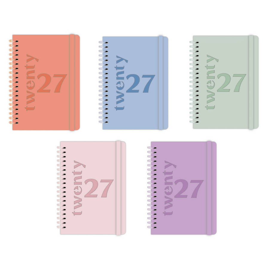 A5 Diary Wiro Pastel Assorted