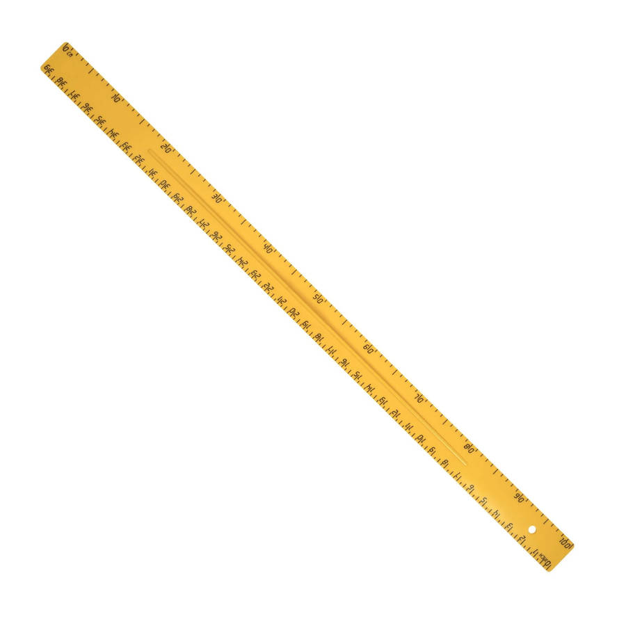 Chalkboard Ruler 1m