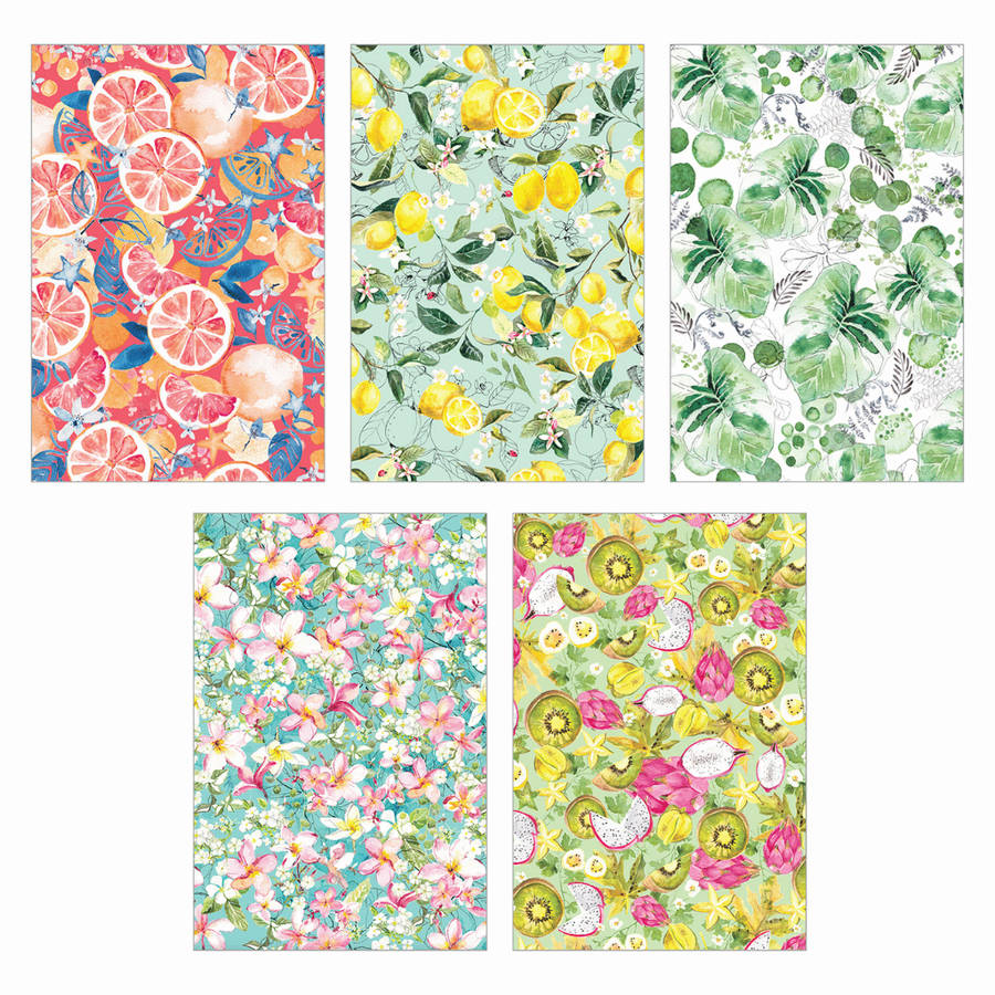 A4 Designer Book Covers  Pack of 5