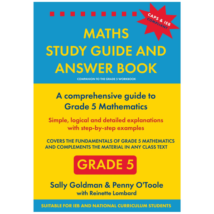 Berlut Books Grade 5 Maths Study Guide & Answer Book
