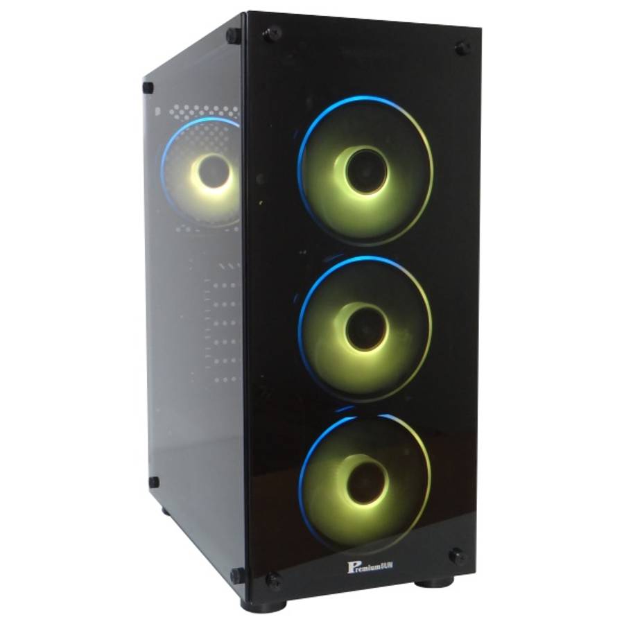 PremiumSUN C915BG Gaming Case with 4 ARGB Fans