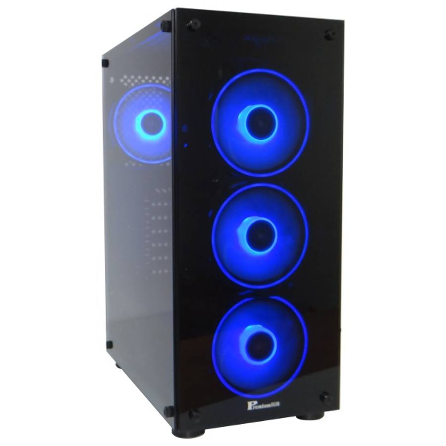 PremiumSUN C915BG Gaming Case with 4 ARGB Fans