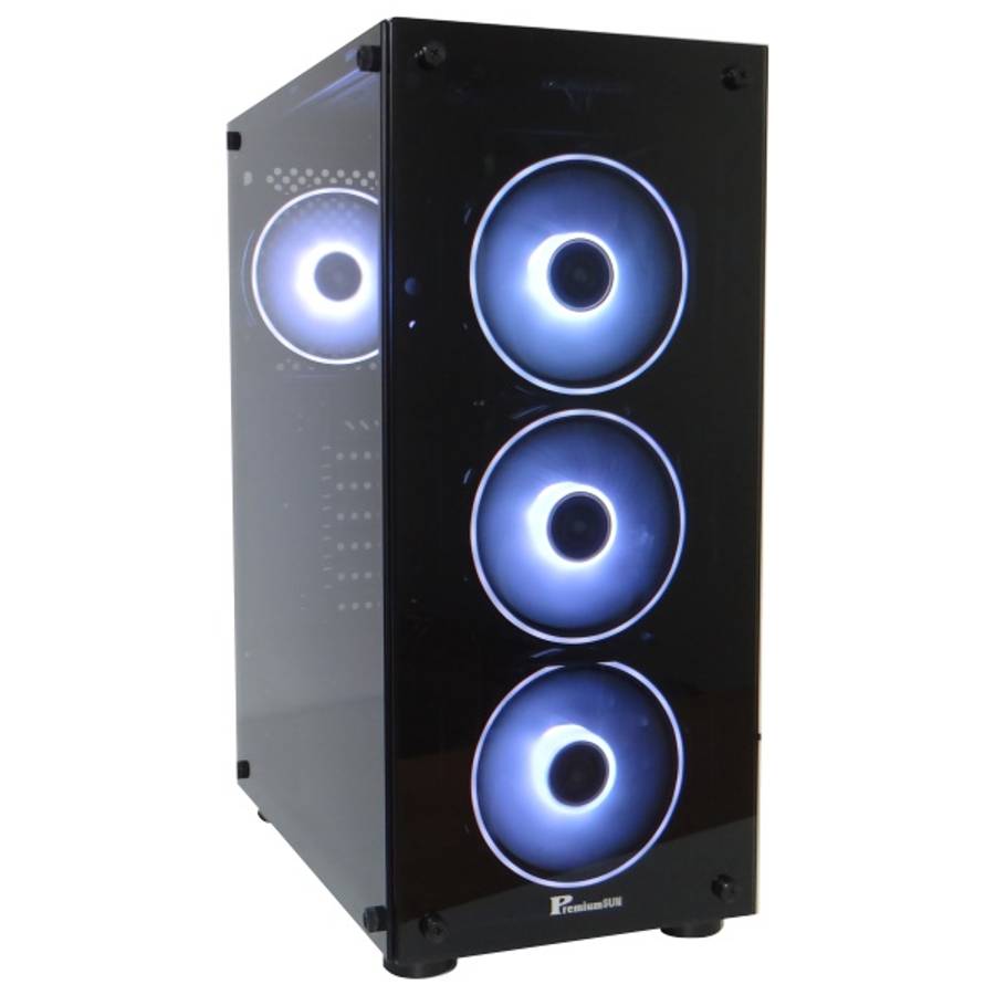 PremiumSUN C915BG Gaming Case with 4 ARGB Fans
