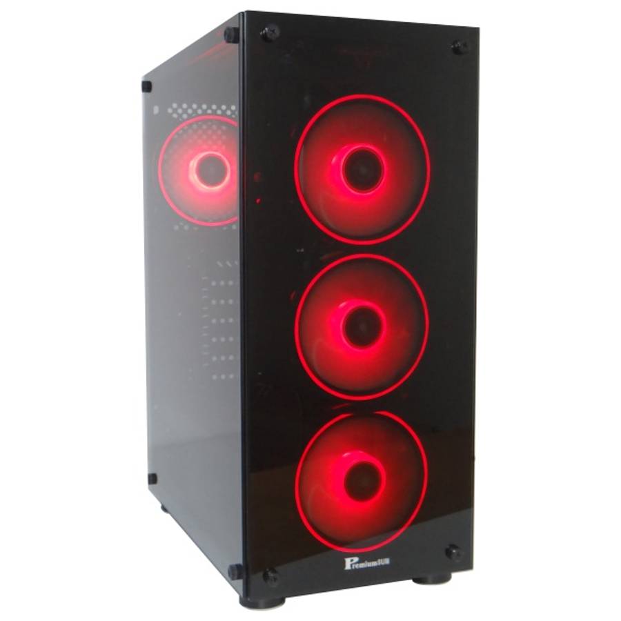 PremiumSUN C915BG Gaming Case with 4 ARGB Fans