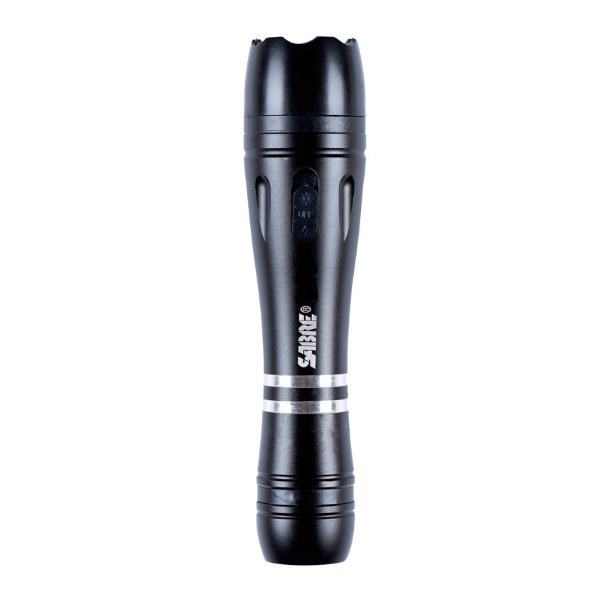 Sabre SABRE Maximum Strength Tactical Stun Gun with LED Flashlight & Holster (Industry's Highest Pai