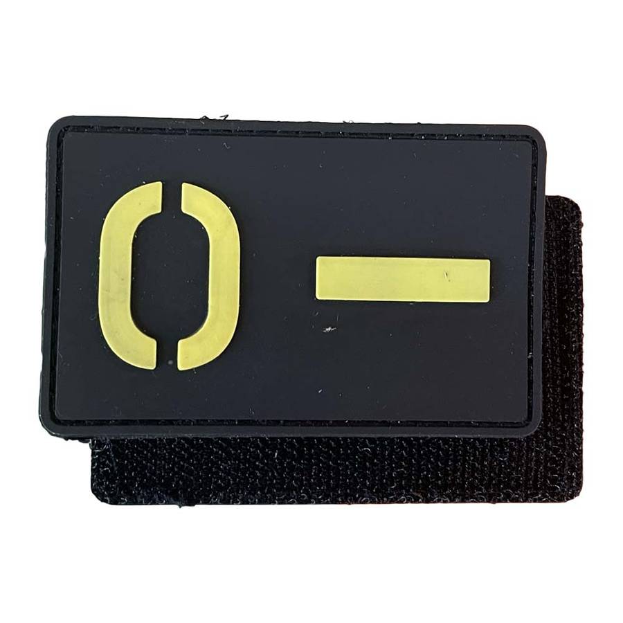 Supermoist Supermoist Blood Type Velcro Patch - B-
