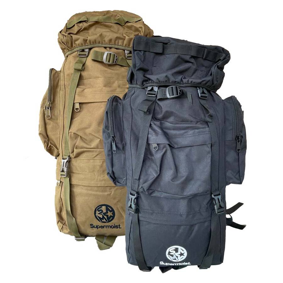 Supermoist Supmermoist Tactical Back Pack 65L - Khaki