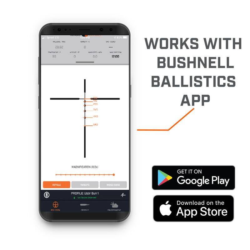 Bushnell BANNER2  6-18X50 BLK BDC AO W/RINGS