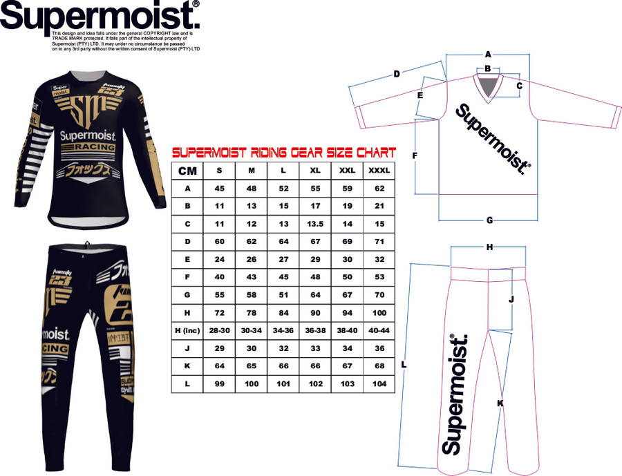 Supermoist 2023 Riding Pants  "Exit" Range inPsycho - S