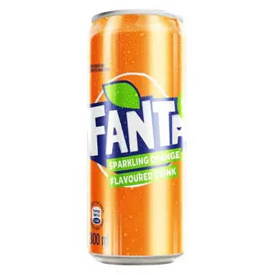 Cans Fanta Orange 6X300ml