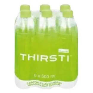 Thirsty Sparkling Lemon 6X500ml