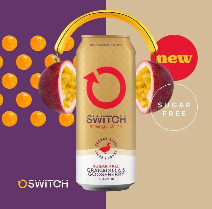 Switch Energy Drink Granadilla &amp; Gooseberry 6S