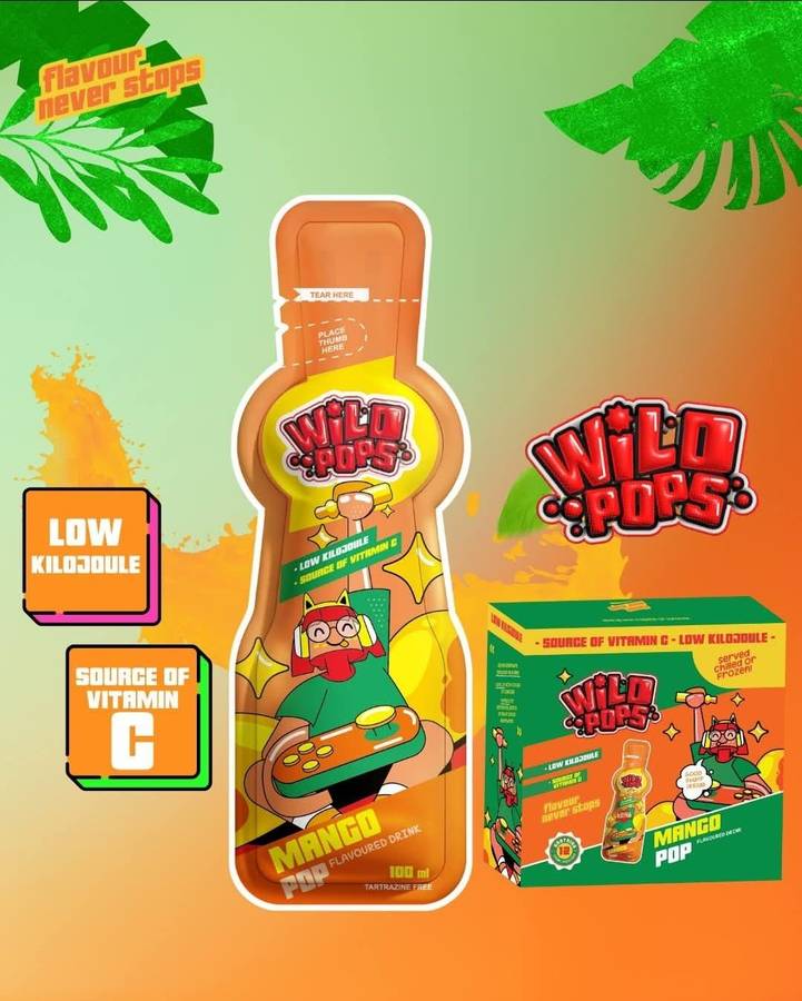 Wild Pops Mango 100ml
