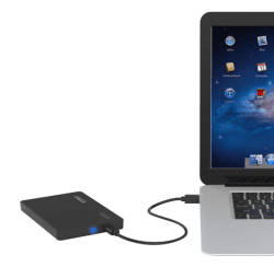 Orico 2.5' USB 3.1 Type-C External Hard Drive Enclosure (2588C3-BK) - Orico