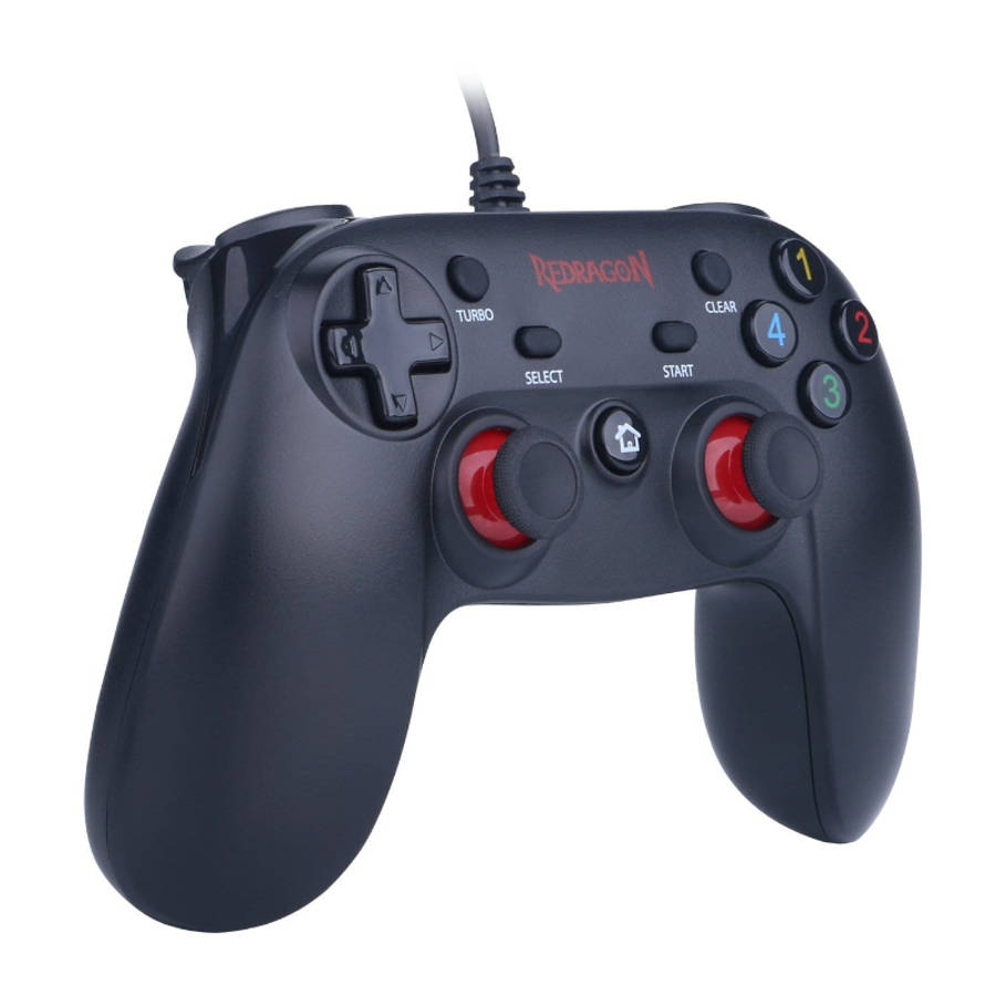 Redragon - Saturn Analog PC Controller - Black - Redragon - Saturn Analog PC Controller - Black