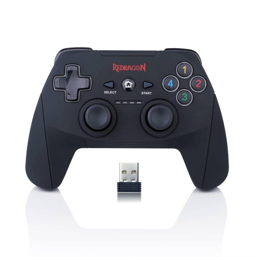Redragon Harrow Wireless X D-Input(Digital Analog) Pc Controller Black